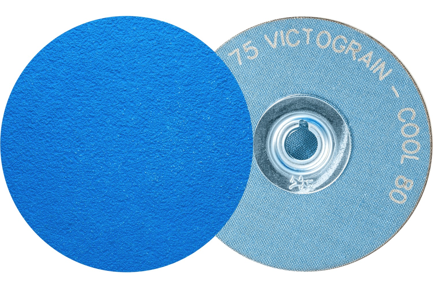 Disco de lija COMBIDISC CD Ø 75 mm VICTOGRAIN-COOL80 para acero y acero inoxidable 
