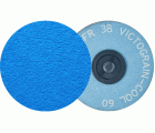 Disco de lija COMBIDISC CDR Ø 38 mm VICTOGRAIN-COOL60 para acero y acero inoxidable 