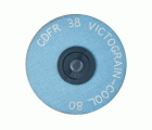 Disco de lija COMBIDISC CDR Ø 38 mm VICTOGRAIN-COOL80 para acero y acero inoxidable 