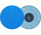 Disco de lija COMBIDISC CDR Ø 38 mm VICTOGRAIN-COOL80 para acero y acero inoxidable 