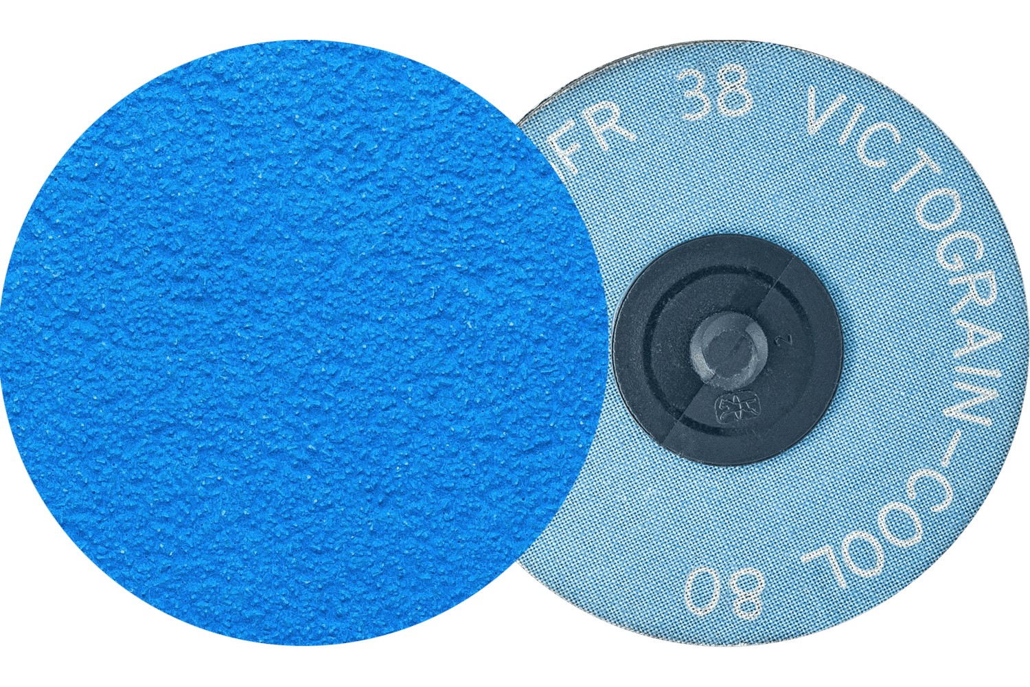 Disco de lija COMBIDISC CDR Ø 38 mm VICTOGRAIN-COOL80 para acero y acero inoxidable 
