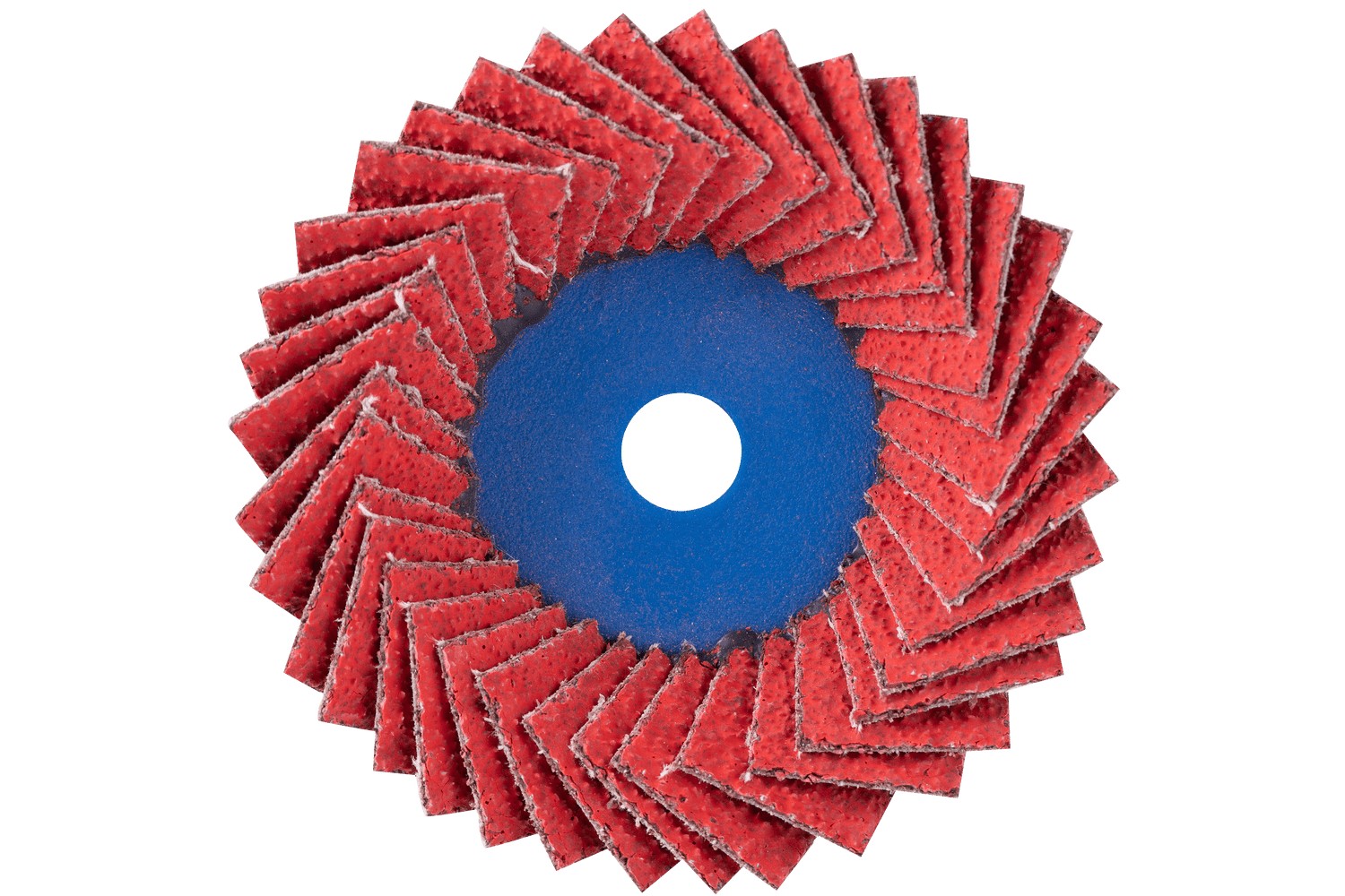 Mini-POLIFAN COMBIDISC, grano cerámico flexible CDR Ø 75 mm CO-COOL40 para el amolado frío en acero inoxidable