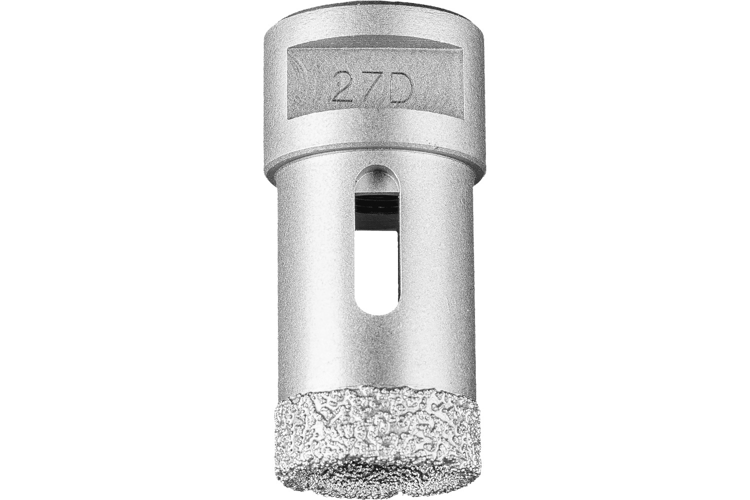 Broca de diamante para perforación en seco DCD FL Ø 27 mm M14 para azulejos (amoladora angular)