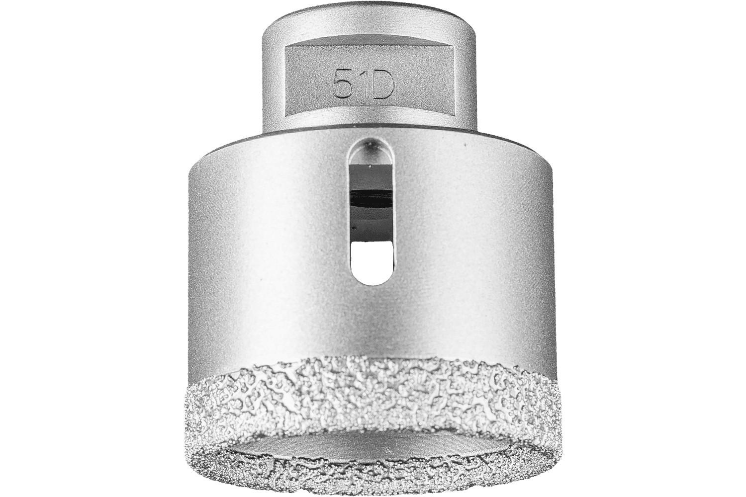 Broca de diamante para perforación en seco DCD FL Ø 51 mm M14 para azulejos (amoladora angular)