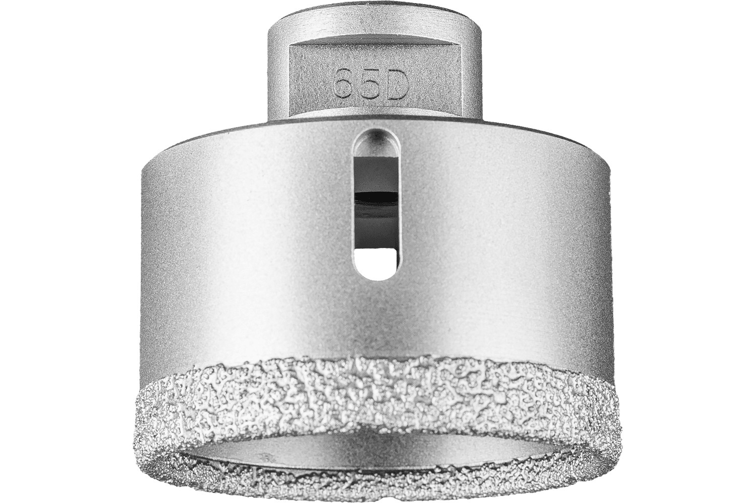 Broca de diamante para perforación en seco DCD FL Ø 65 mm M14 para azulejos (amoladora angular)