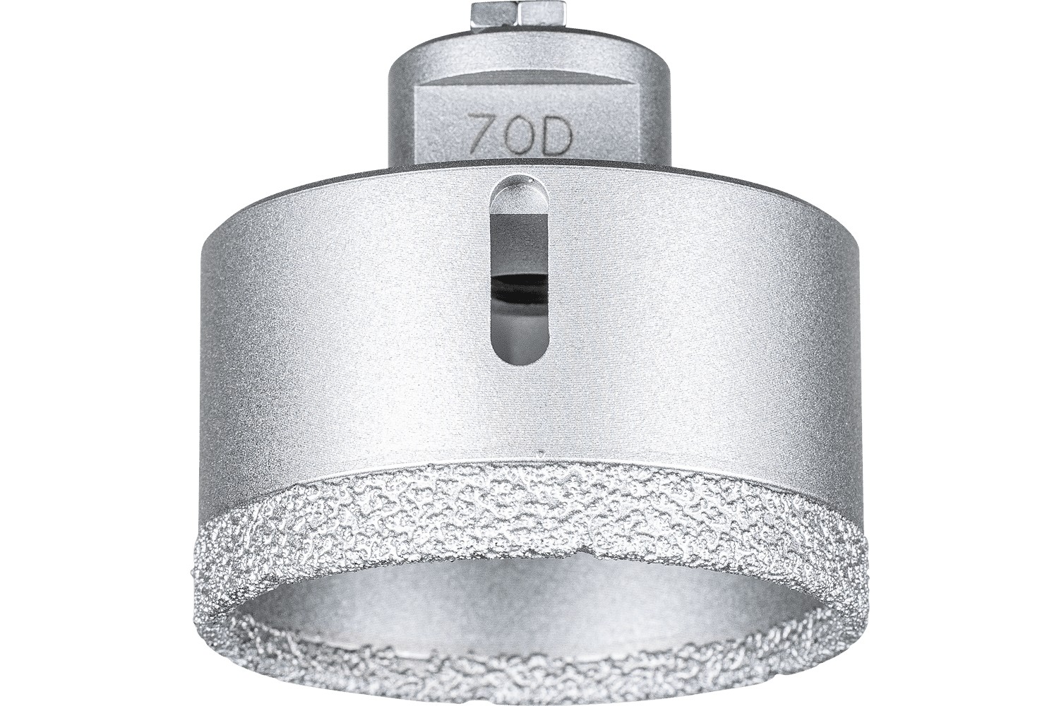 Broca de diamante para perforación en seco DCD FL Ø 70 mm M14 para azulejos (amoladora angular)