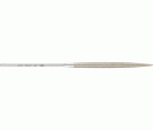 Lima de aguja de diamante media caña 140 mm D91 (fino) para materiales duros