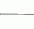 Lima de diamante para limadora manual plana paral. 2,0x1,0x50 mm, mango Ø 3 mm D126 (medio), ambas caras