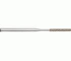 Lima de diamante para limadora manual redonda Ø2,0x50 mm, mango Ø 3 mm D126 (medio), en toda la superficie de trabajo