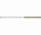 Lima de diamante para limadora manual redonda Ø 3,0x60 mm, mango Ø 3 mm D126 (medio), en toda la superficie de trabajo