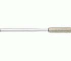 Lima de diamante para limadora manual redonda Ø 4,0x50 mm, mango Ø 3 mm D126 (medio), en toda la superficie de trabajo