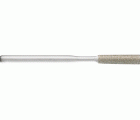 Lima de diamante para limadora manual lengua de pájaro 3,5x2,0x50 mm, mango Ø 3 mm D126 (medio), en toda la superficie de trabajo