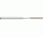 Limas de diamante para limadora manual triangulares 2,0x2,0x50 mm, mango Ø 3 mm D126 (medio), en toda la superficie de trabajo