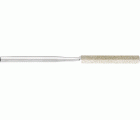 Limas de diamante para limadora manual triangulares 3,5x3,5x60 mm, mango Ø 3 mm D126 (medio), en toda la superficie de trabajo