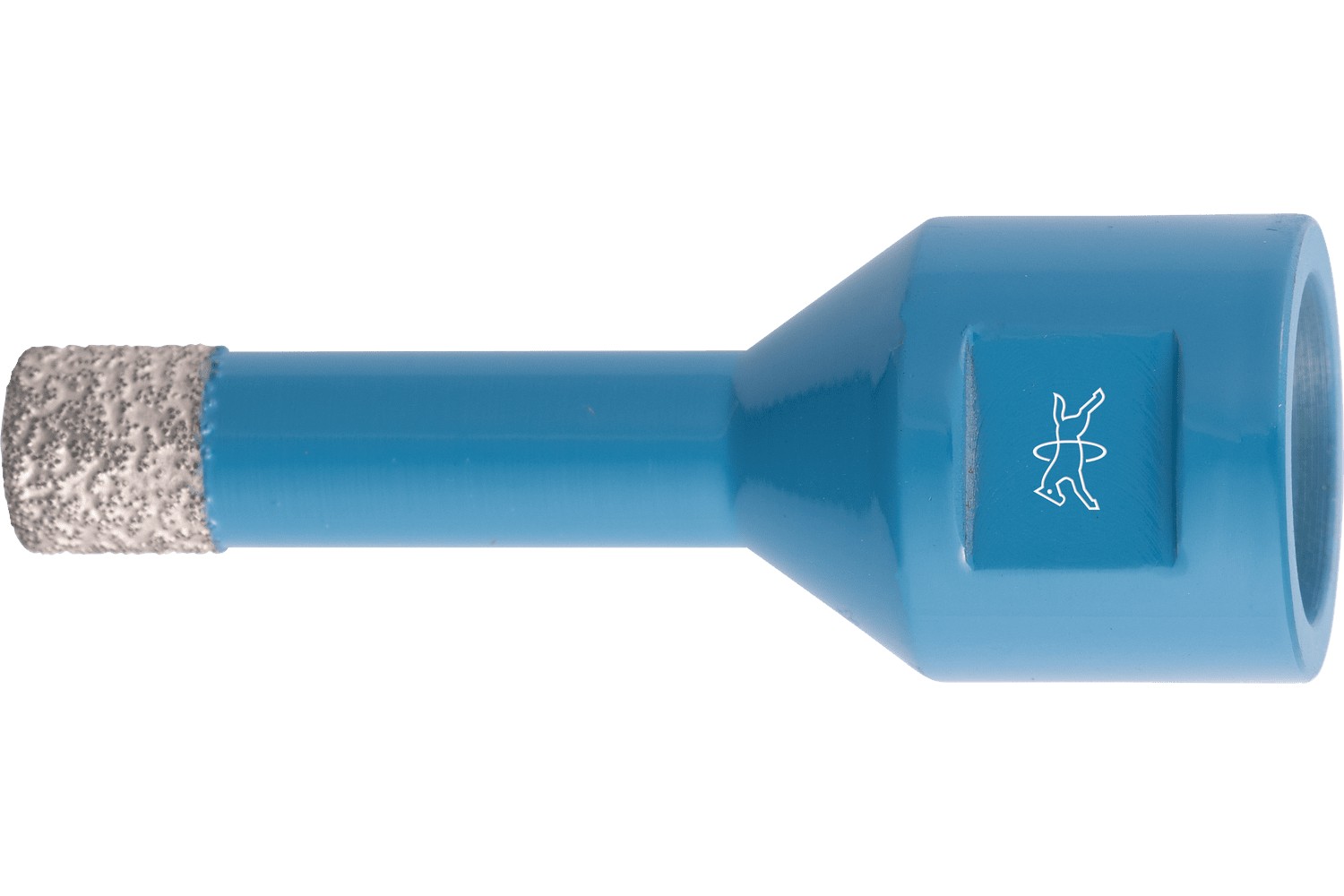 Broca de diamante para perforación en seco DPD FL Ø 10 mm M14 para azulejos (amoladora angular)