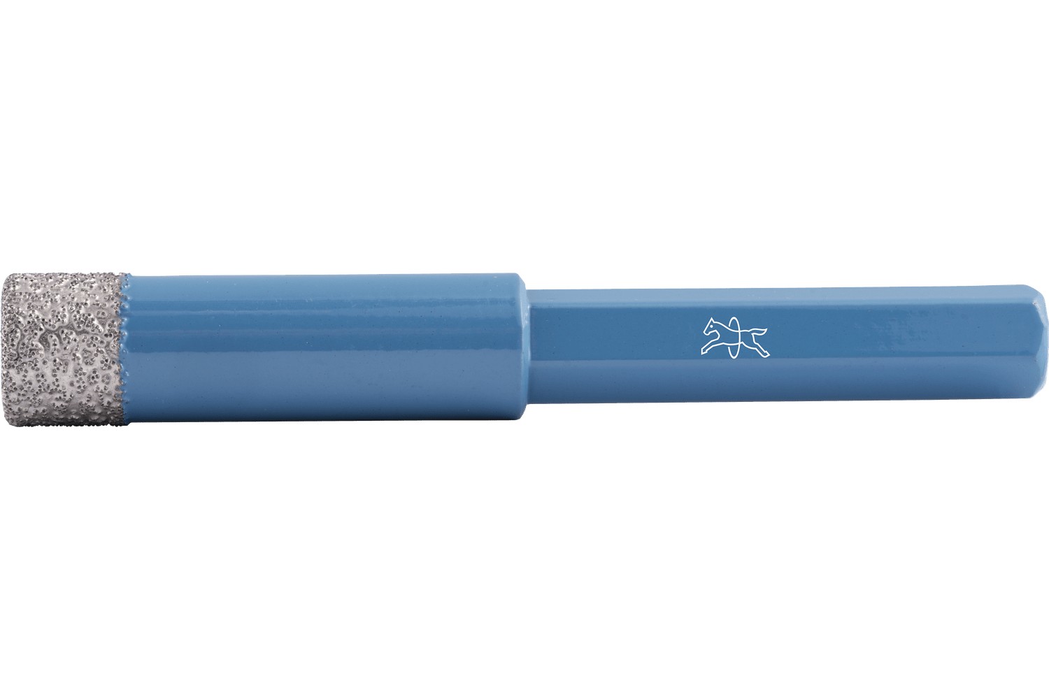 Broca de diamante para perforación en seco DPD FL Ø 12 mm, mango hexagonal para azulejos (taladro)