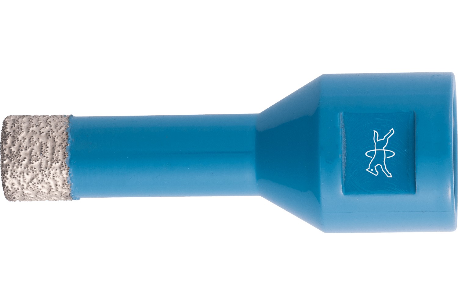 Broca de diamante para perforación en seco DPD FL Ø 12 mm M14 para azulejos (amoladora angular)