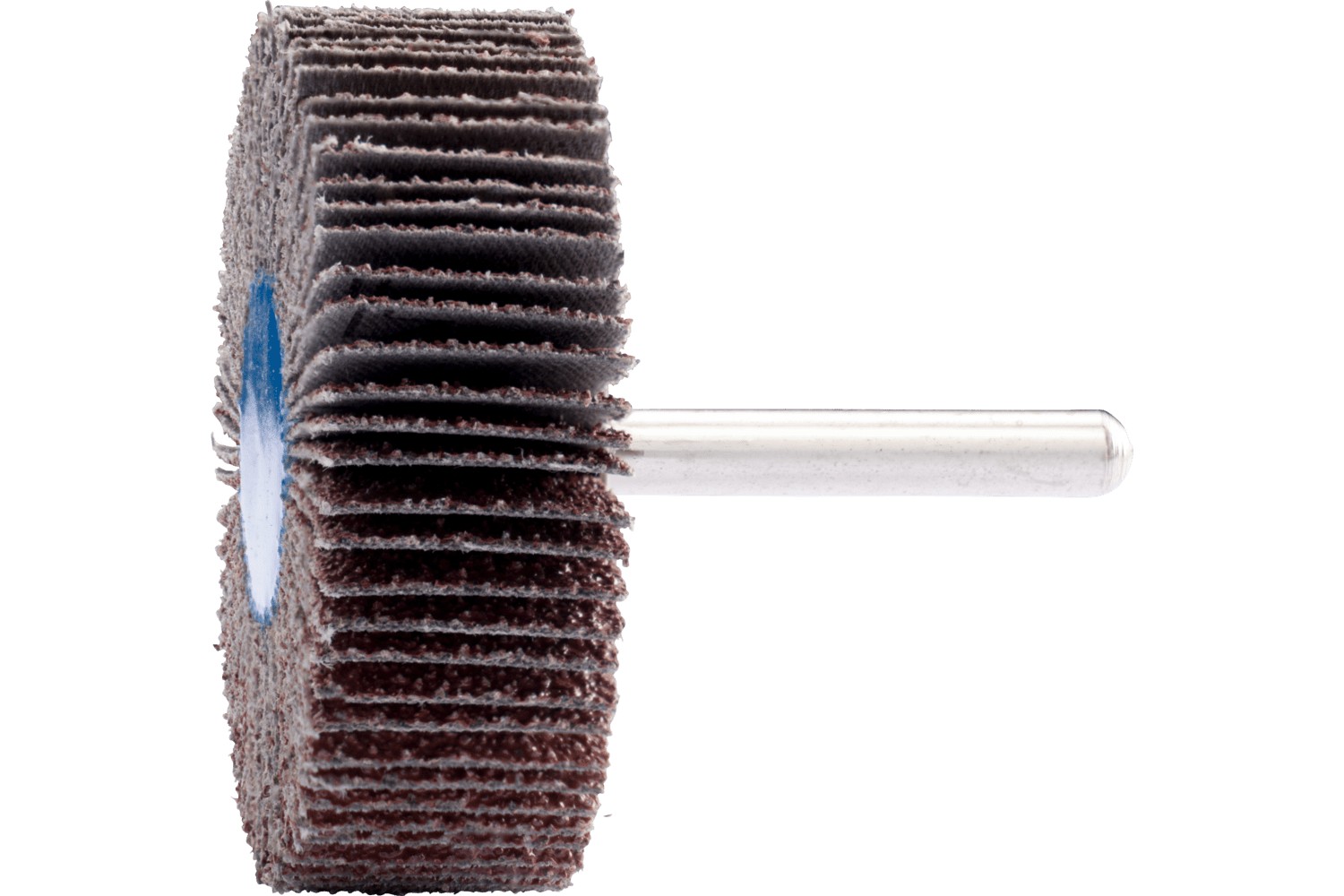 Abanico lijador de corindón F Ø 60x20 mm, mango Ø 6 mm, A40 para lijado fino y acabado