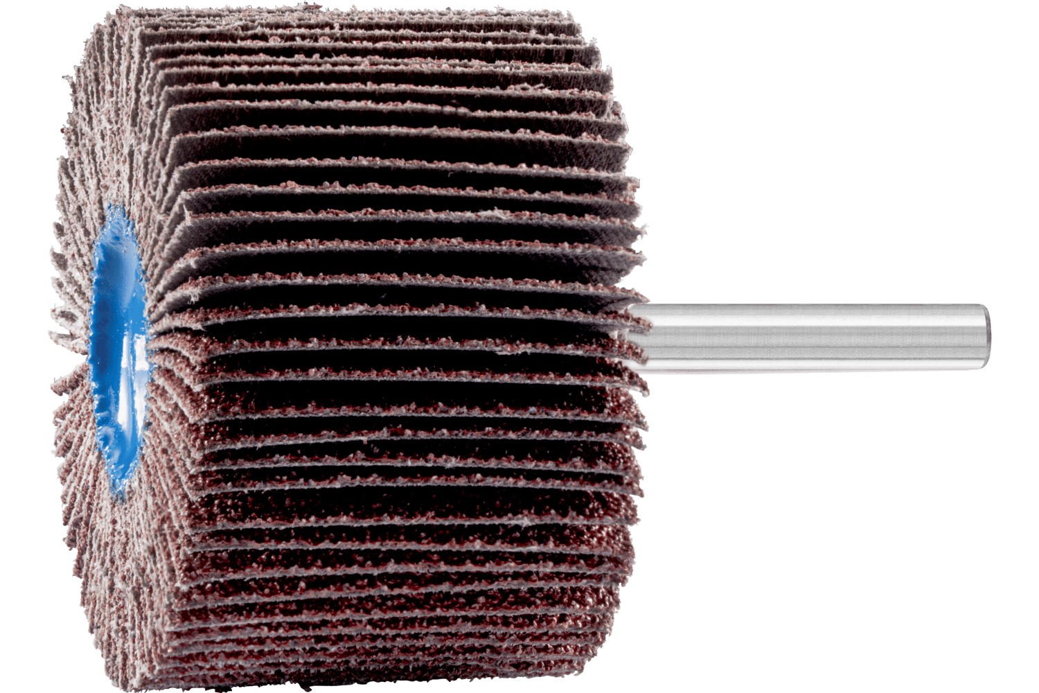 Abanico lijador de corindón F Ø 60x40 mm, mango Ø 6 mm, A40 para lijado fino y acabado