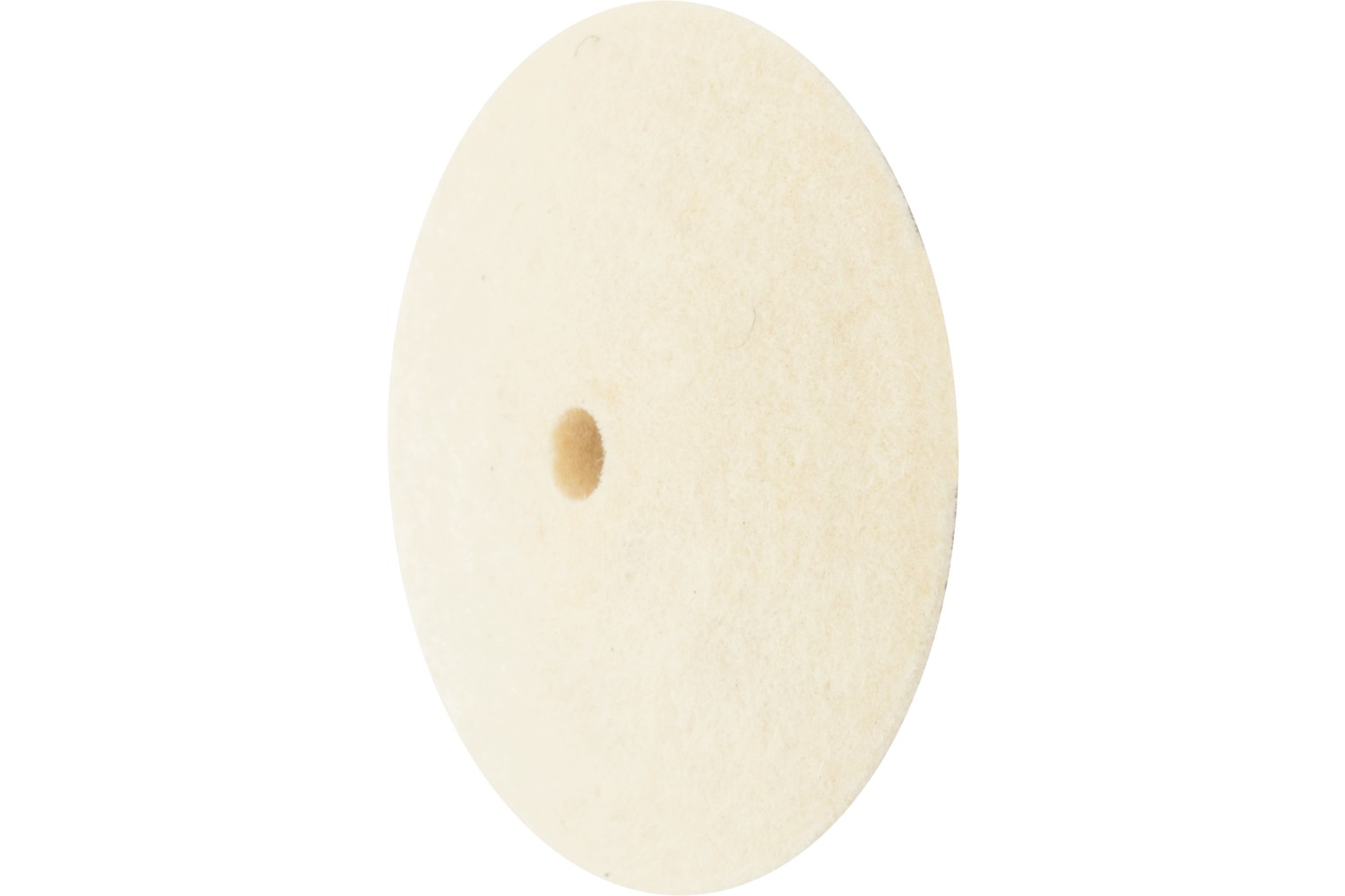 Disco de fieltro duro forma ovalada Ø 22x5 mm, agujero Ø 2 mm, para trabajos de pulido universales