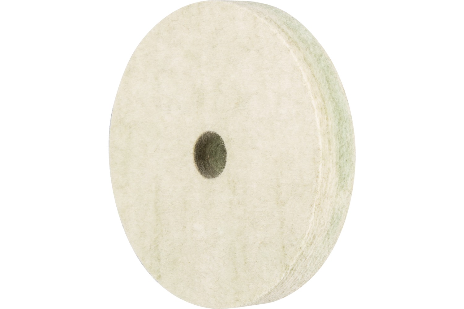 Disco de fieltro con inclusión de latón FKSC Ø 125x20 mm agujero Ø 10 mm, para prepulido