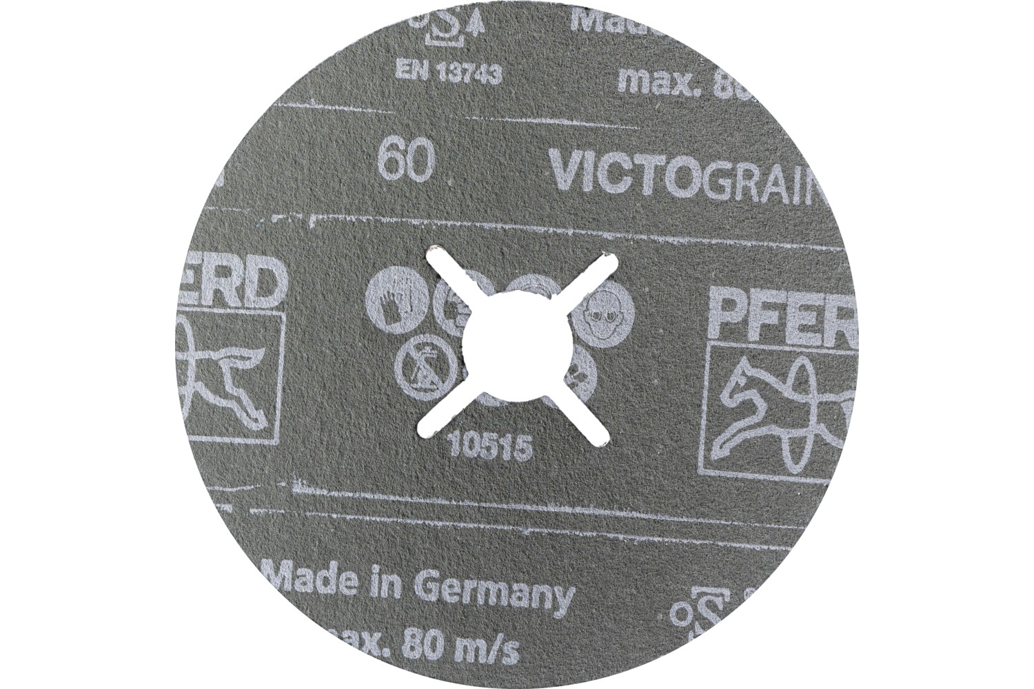 Disco de lija Ø 100 mm VICTOGRAIN 60 para máximo rendimiento en acero