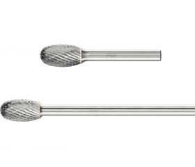 Fresas de metal duro para el uso universal, dentado 3 PLUS, forma de gota TRE