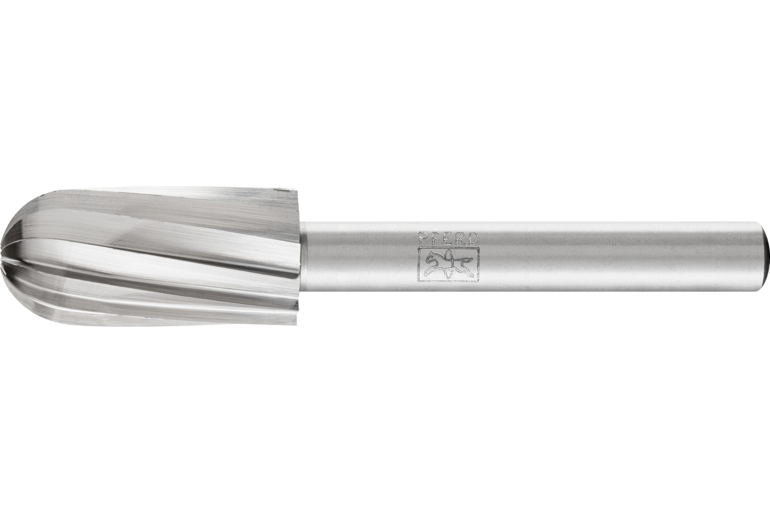 Fresa HSS forma cilíndrica redonda C Ø 12x25 mm, mango Ø 6 mm, Z 1 basto universal