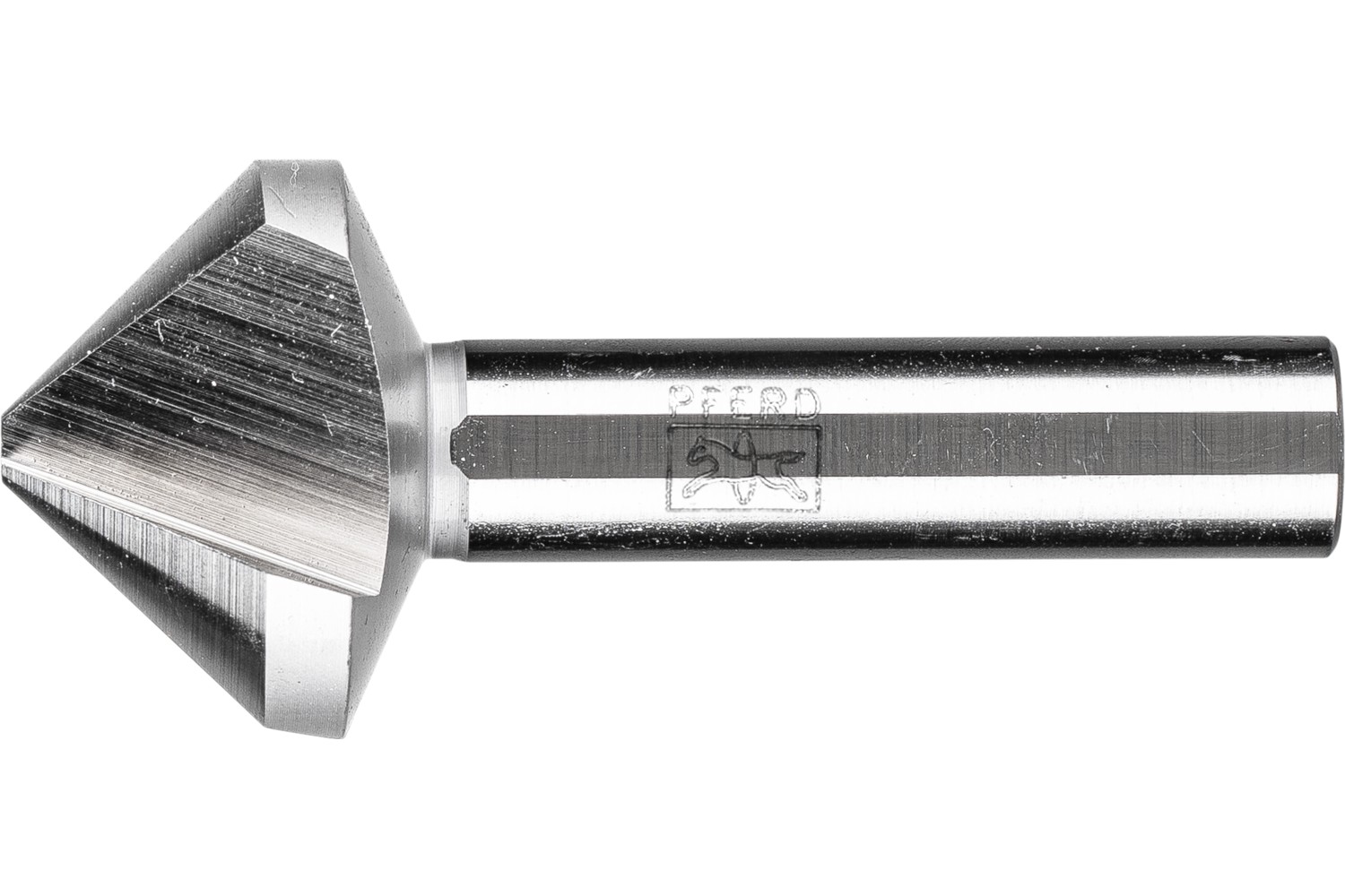 Avellanador y avellanador cónico HSS 90° Ø 31 mm, mango Ø 12 mm DIN 335 C, vástago triangular