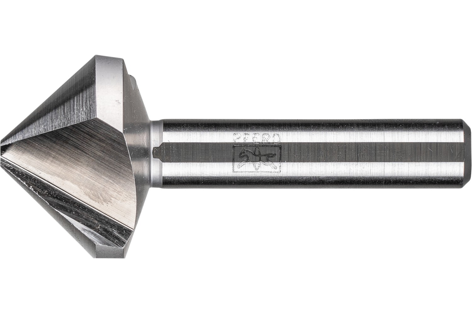 Avellanador y avellanador cónico HSS 90° Ø 37 mm, mango Ø 12 mm DIN 335 C, vástago triangular