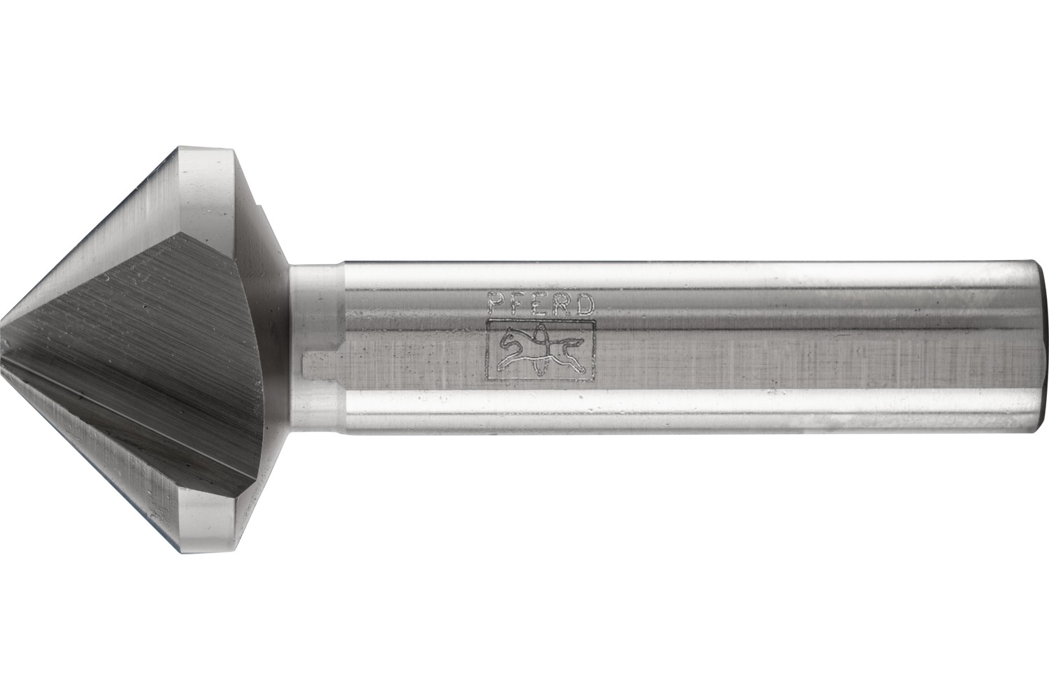 Avellanador y avellanador cónico Co5 HSSE 90° Ø 28 mm, mango Ø 12 mm DIN 335 C, vástago triangular