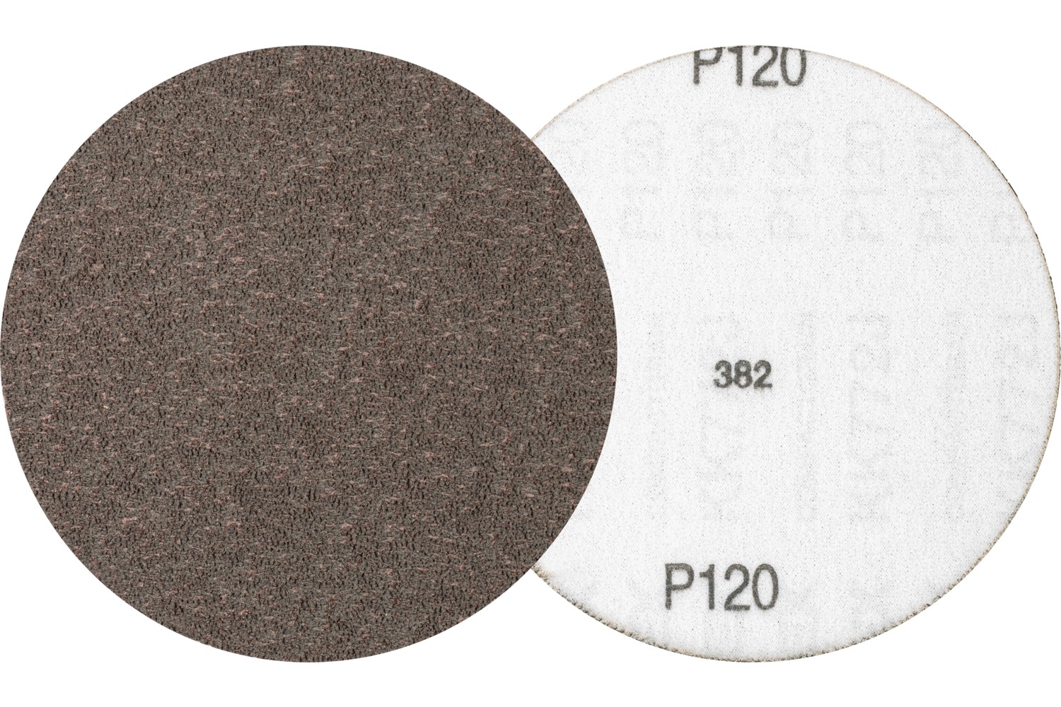 Disco de lija sistema velcro, grano compacto KR Ø 125 mm A120 CK para lijado fino con amoladora angular