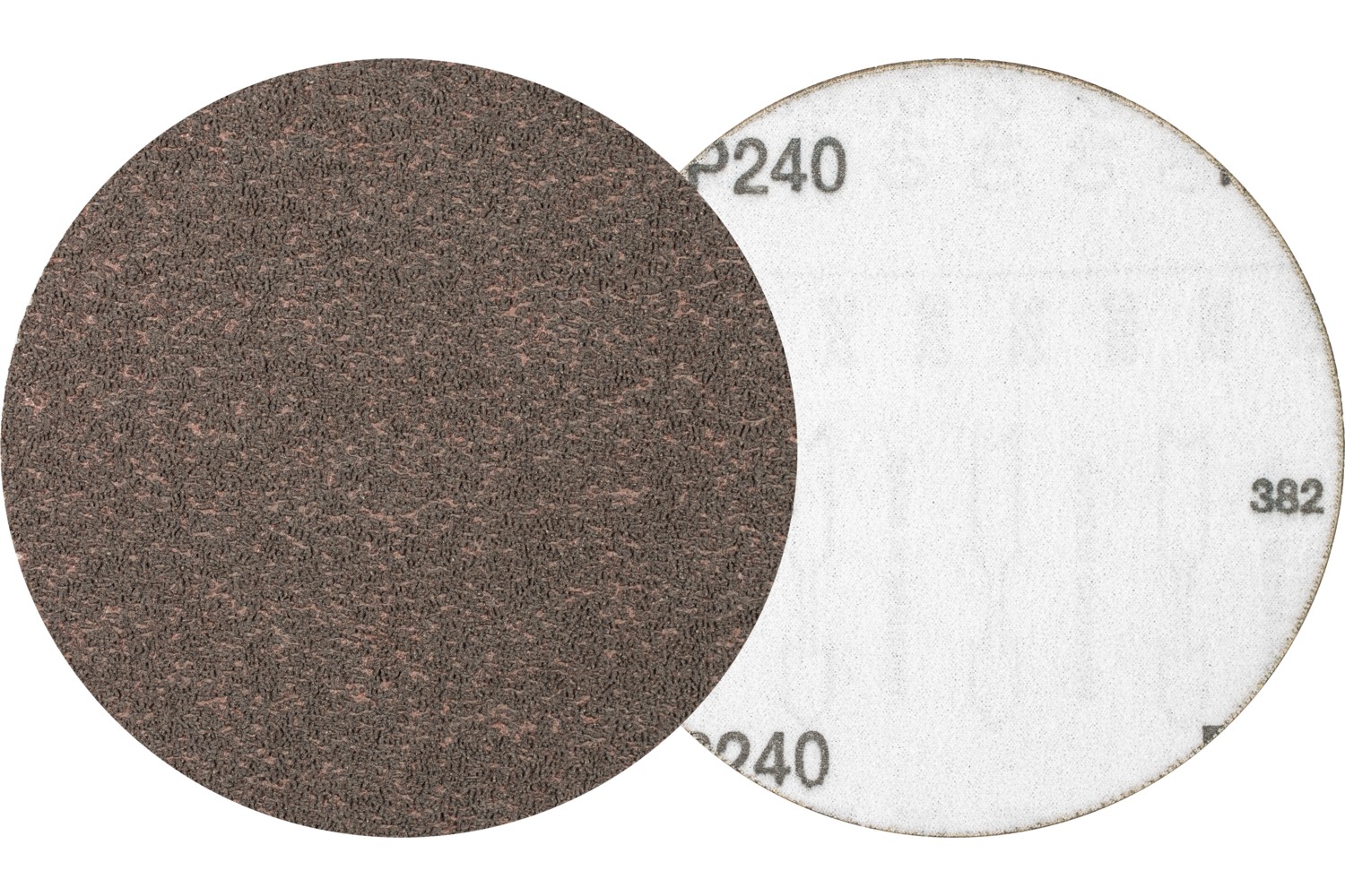 Disco de lija sistema velcro, grano compacto KR Ø 125 mm A240 CK para lijado fino con amoladora angular