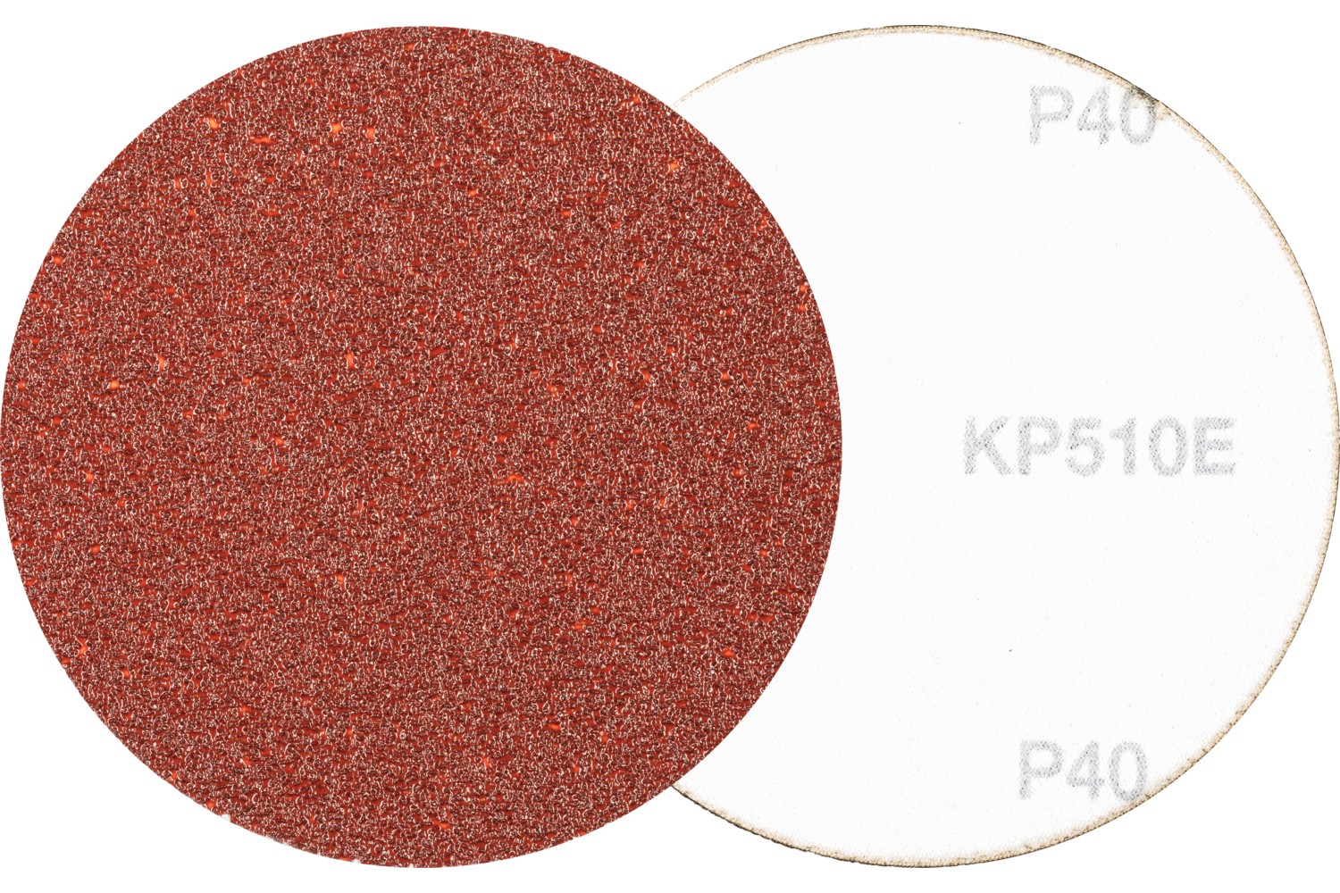 Disco de lija sistema velcro universal de corindón KR Ø 125 mm A40 para amoladora angular