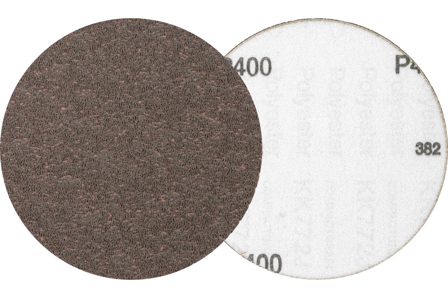 Disco de lija sistema velcro, grano compacto KR Ø 125 mm A400 CK para lijado fino con amoladora angular