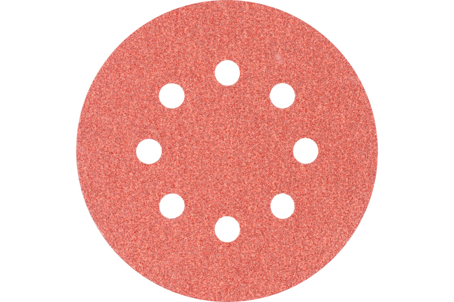 Disco de lija sistema velcro universal de corindón KSS Ø 125 A100 8 orificios de extracción para lijadora orbital