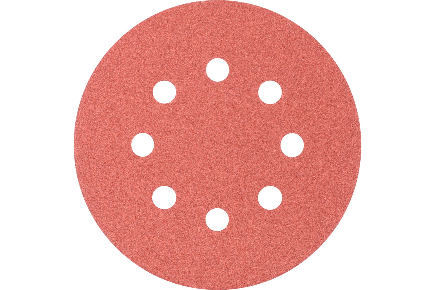 Disco de lija sistema velcro universal de corindón KSS Ø 125 A150 8 orificios de extracción para lijadora orbital