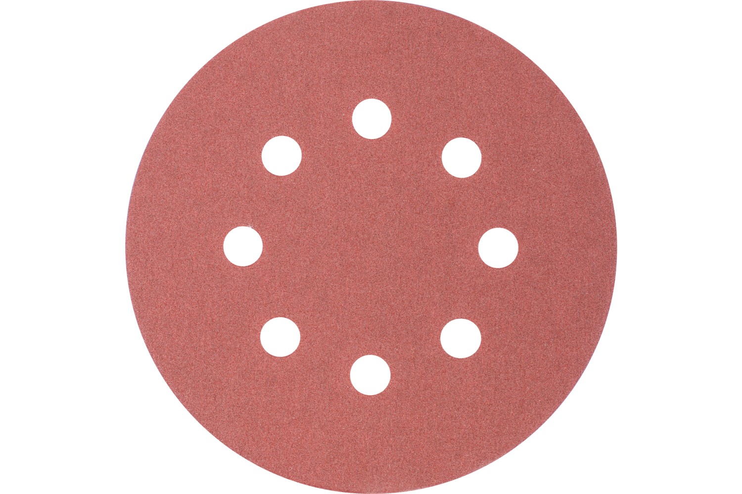 Disco de lija sistema velcro universal de corindón KSS Ø 125 A240 8 orificios de extracción para lijadora orbital