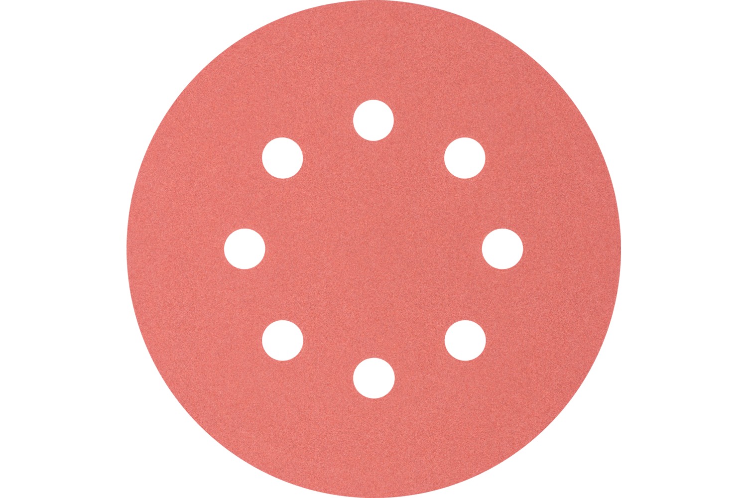 Disco de lija sistema velcro universal de corindón KSS Ø 125 A320 8 orificios de extracción para lijadora orbital