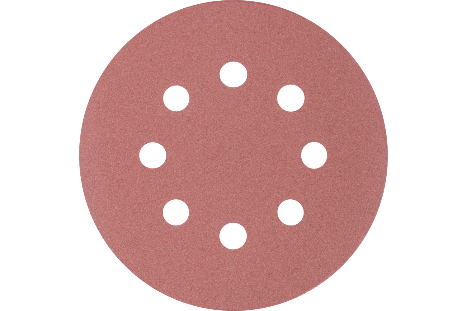 Disco de lija sistema velcro universal de corindón KSS Ø 125 A400 8 orificios de extracción para lijadora orbital