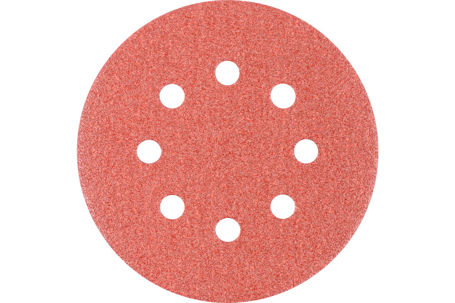 Disco de lija sistema velcro universal de corindón KSS Ø 125 A80 8 orificios de extracción para lijadora orbital