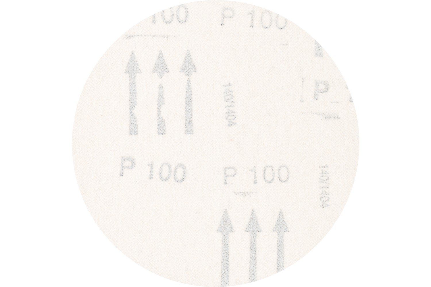 Disco de lija sistema velcro universal de corindón KSS Ø 125 A100 sin orificios de extracción para lijadora orbital