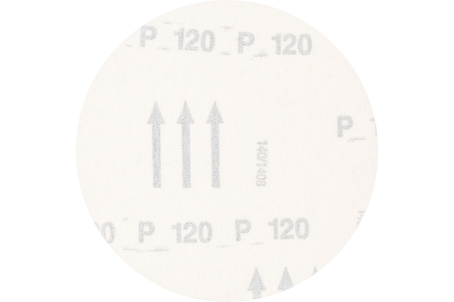 Disco de lija sistema velcro universal de corindón KSS Ø 125 A120 sin orificios de extracción para lijadora orbital