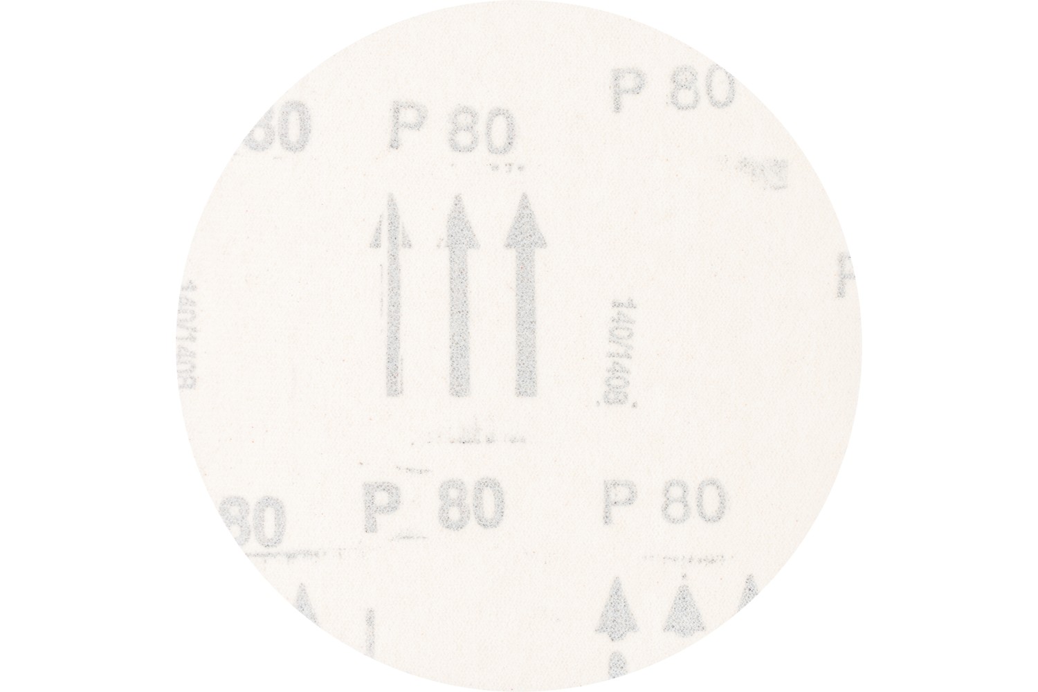 Disco de lija sistema velcro universal de corindón KSS Ø 125 A80 sin orificios de extracción para lijadora orbital