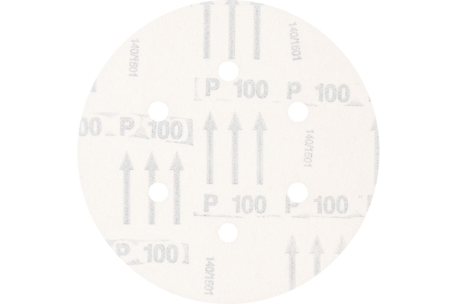 Disco de lija sistema velcro universal de corindón KSS Ø 150 A100 6 orificios de extracción para lijadora orbital