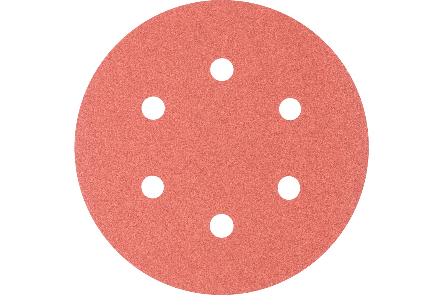 Disco de lija sistema velcro universal de corindón KSS Ø 150 A150 6 orificios de extracción para lijadora orbital