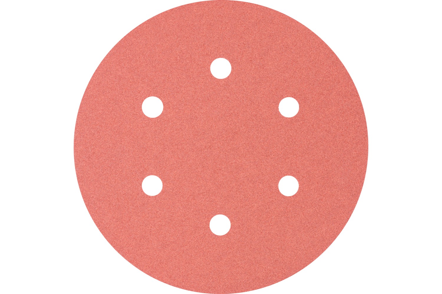 Disco de lija sistema velcro universal de corindón KSS Ø 150 A240 6 orificios de extracción para lijadora orbital