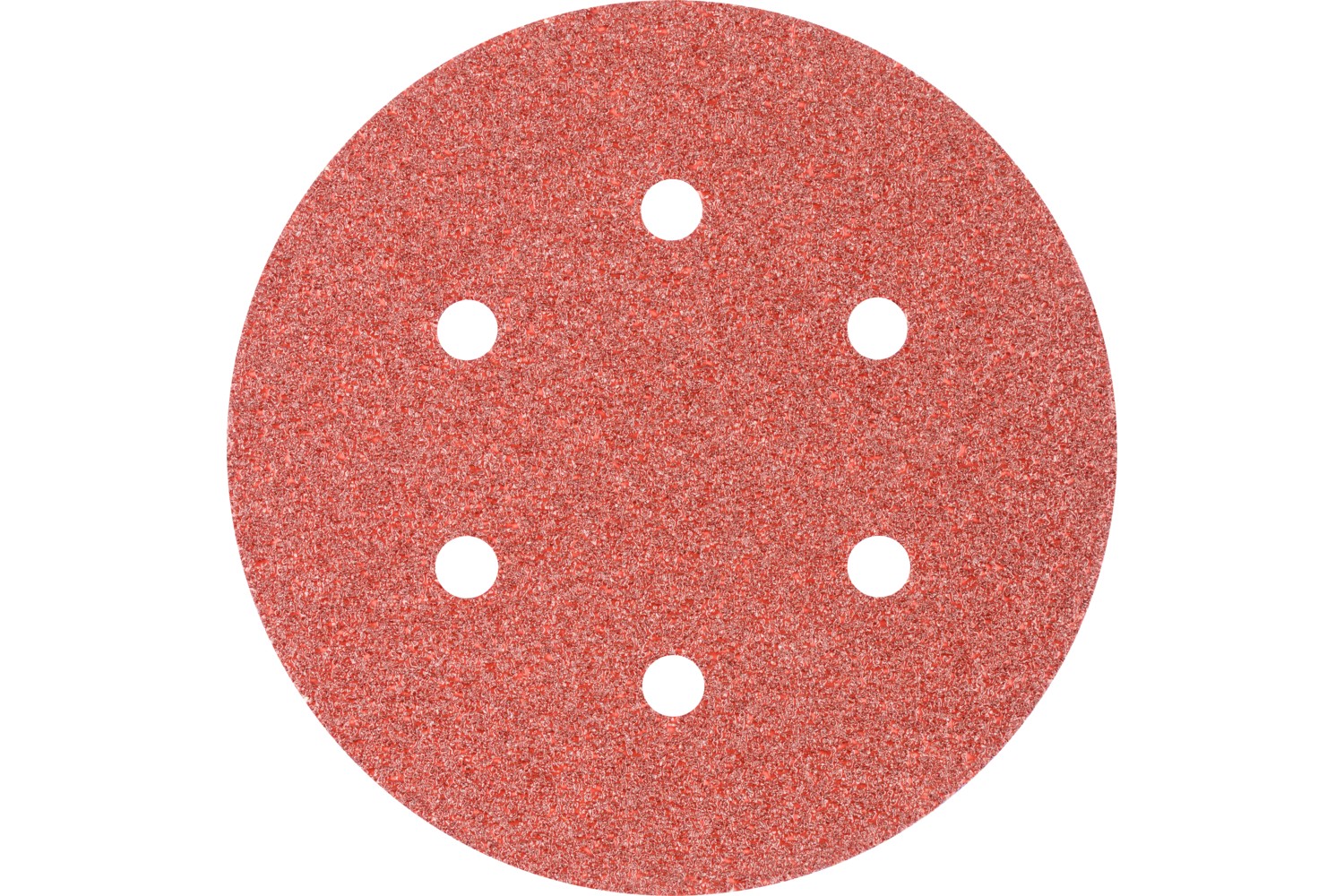 Disco de lija sistema velcro universal de corindón KSS Ø 150 A40 6 orificios de extracción para lijadora orbital