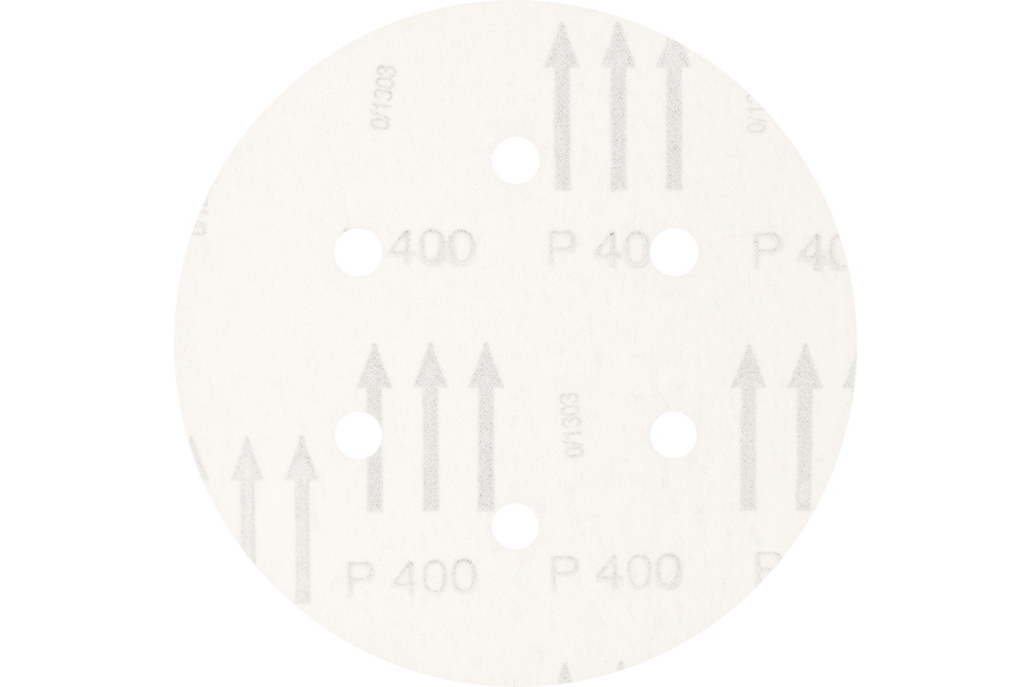 Disco de lija sistema velcro universal de corindón KSS Ø 150 A400 6 orificios de extracción para lijadora orbital