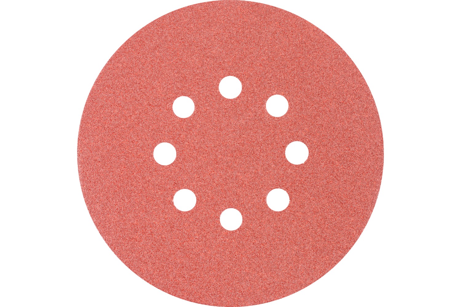 Disco de lija sistema velcro universal de corindón KSS Ø 150 A100 8 orificios de extracción para lijadora orbital